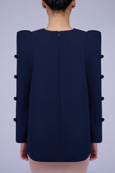 Morgan Blouse in Navy